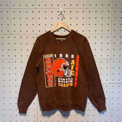 Mens Vintage Browns Sweatshirt Etsy