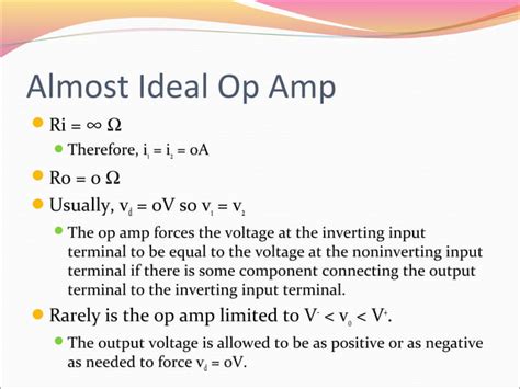 Operational Amplifiers First LIC Lecture Slides PPT