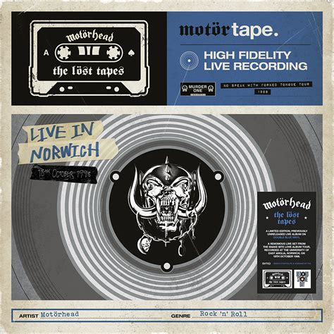 Motorhead Lost Tapes Vol Xlp Blue Vinyl Cherry Picker Record