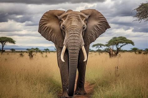 Premium Photo African Elephant In The Maasai Mara National Reserve Keny A