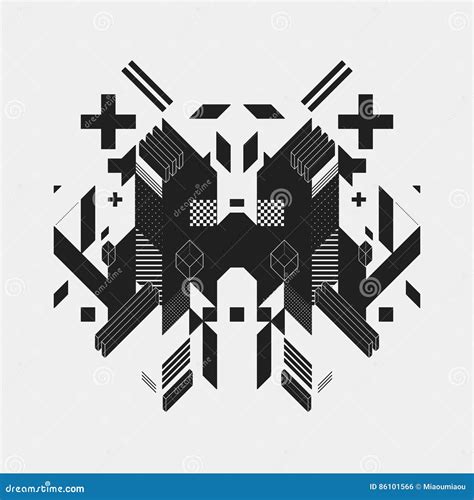 Abstract Symmetric Design Element Stock Vector - Illustration of object ...