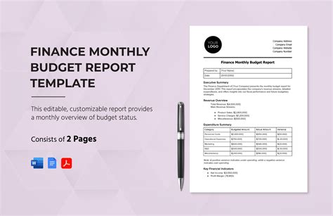 HR Monthly Report Template in Google Docs, Pages, Word - Download ...