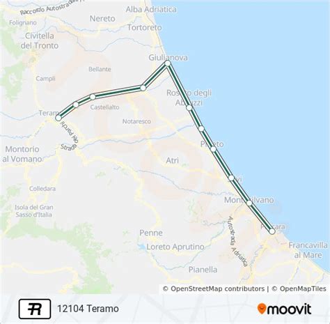 Linea R Orari Fermate E Mappe 12104 Teramo Aggiornato