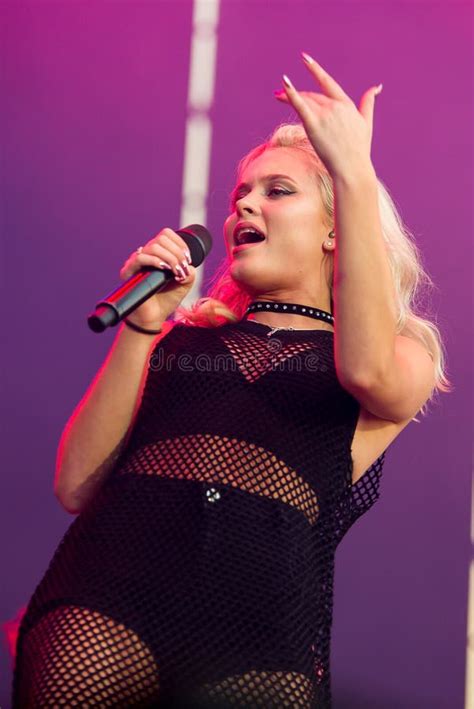 Zara Larsson Singer Performs In Concert At Dcode Music Festival