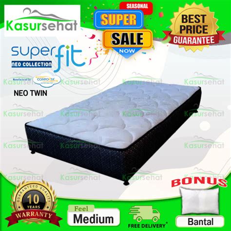 Jual Comforta Superfit Sorong Neo Twin 2 In 1 Kasur Sorong Saja 120