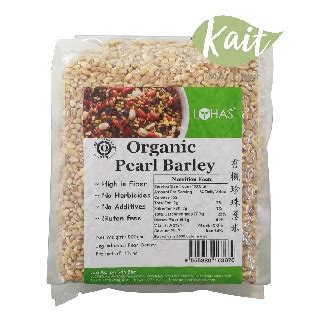 Lohas Ecoaction Organic Pearl Barley Gm Shopee Malaysia