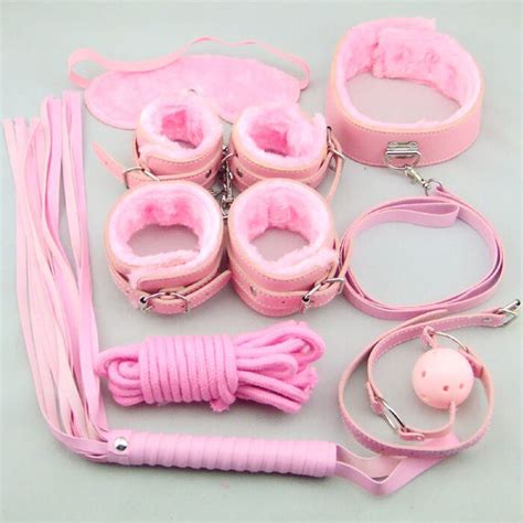 Set Kit Pezzi Bondage Costrittivo Ball Manette Frusta Slave Bdsm