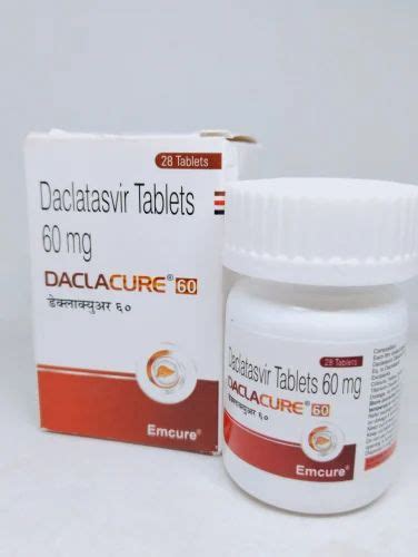 Daclatasvir Dihydrochloride Mg Daclacure Tablet At Rs Bottle In