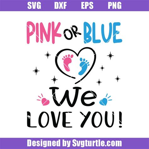 Digital Art And Collectibles Drawing And Illustration Pink Or Blue We Love