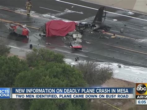 Victims In Mesa Plane Crash Identified