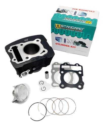 Kit De Cilindro Y Piston Moto Suzuki Gixxer 155 Sistema Full Envío gratis