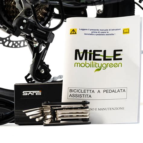 Bici Elettrica Pieghevole Biammortizzata Verde Miele Sxr 48 43