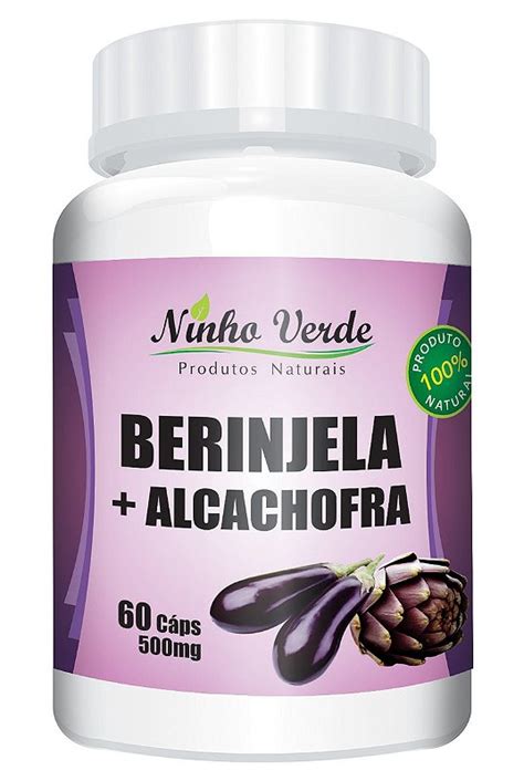 BERINJELA ALCACHOFRA 500MG 60 CÁPSULAS NINHO VERDE Armazém