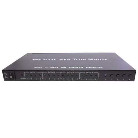 Hdmi True Matrix Switch Splitter Selector Remote Control D P