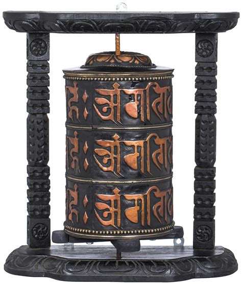 Tibetan Buddhist Prayer Wheel Made In Nepal Exotic India Art