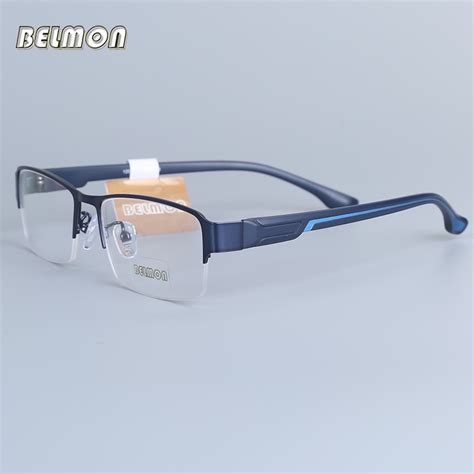 Belmon Eyeglasses Frame Men Computer Optical Prescription Myopia Nerd