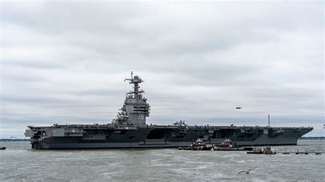 DVIDS - Images - USS Gerald R. Ford Deployment Departure [Image 4 of 7]