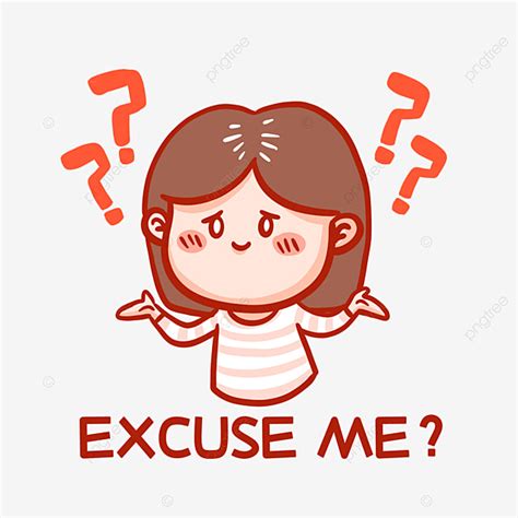 Expression Pack White Transparent, Excuseme Funny Expression Pack, What ...