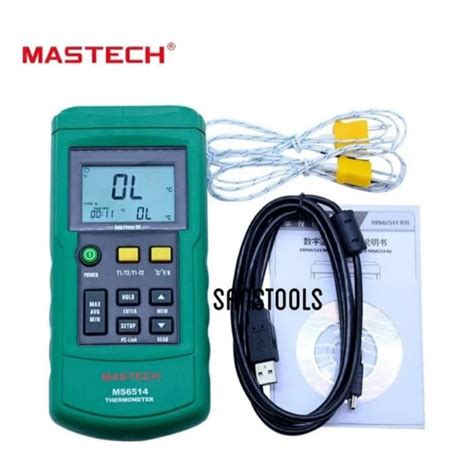 Jual Mastech Ms Digtal Thermometer Thermocouple Dual Channel Ms