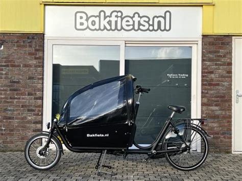 Bakfiets Nl Cargobike Long E Bike Triple Black Advertentie