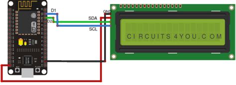 Esp8266 Or Esp32 I2c Lcd Display Interface Circuits4you Hot Sex Picture