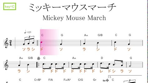 ミッキー マウス マーチ 歌詞