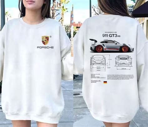 Porsche Gt Rs Aesthetic Tshirt Porsche Gt Rs Side Tshirt