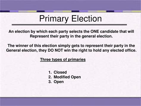 Ppt Chapter Nine Voting Elections And Campaigns Powerpoint