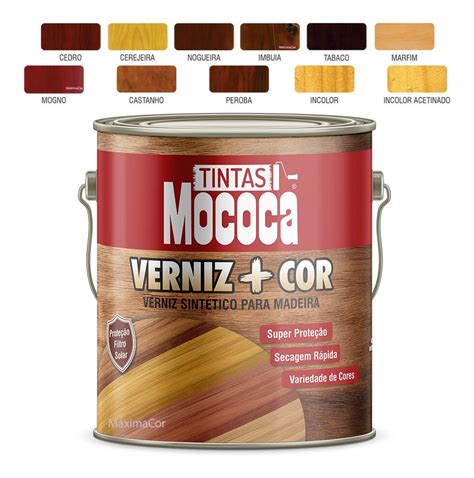 Verniz Cor Para Madeira V Rias Cores Mococa L