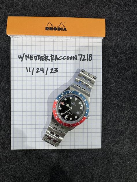 [WTS] Timex Q GMT Pepsi $119 : r/Watchexchange