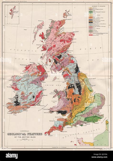 Geología De Las Islas Británicas Características Geológicas Generales Bartolomé 1904 Viejo