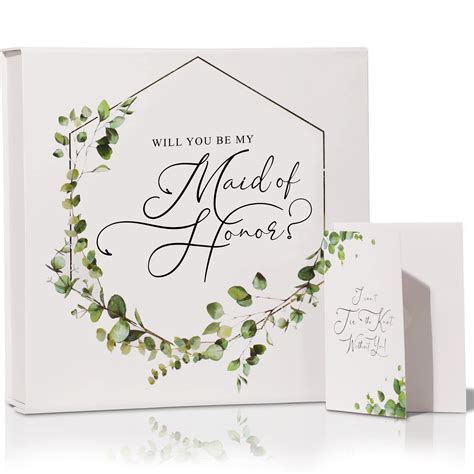 Buy Tavenly Will You Be My Maid Of Honor Proposal Box With Lids Cute