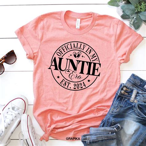 In My Aunt Era Svg Future Auntie Svg Auntie Announcement Svg Etsy México