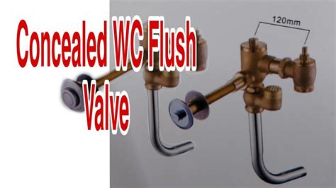 Concealed Wc Flush Valve Singledual Flush Water Non Stop Leaking