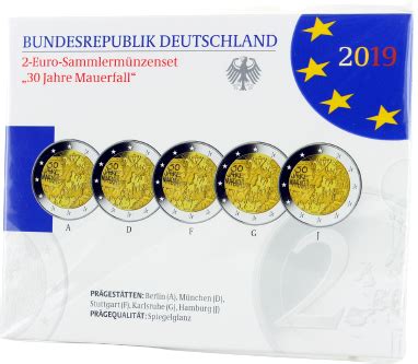 Allemagne Coffret Be X Euros Comm Mo Allemagne Ans Du