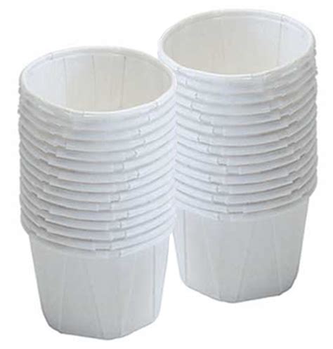 Pleated Paper Portion Cups (1 oz.) - GBE Packaging Supplies - Wholesale ...