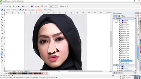 Inspirasi Cara Membuat Sketsa Wajah Di Coreldraw