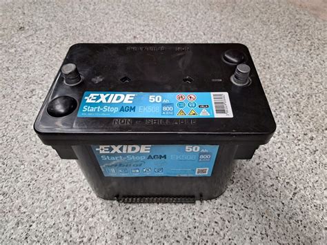 Akumulator EXIDE AGM 50AH 800A EK508 start stop za 399 zł z Sieradz