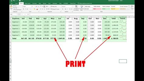 How To Print Columns In Excel Printable Templates