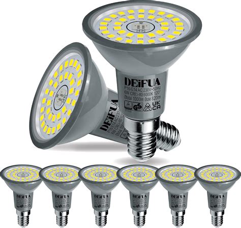 Deifua Ampoule Led E14 Blanc Froid 1000 Lumens 6w équivalent 100w