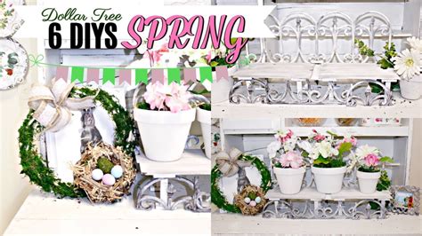 Diy Dollar Tree Spring Decor Crafts Youtube