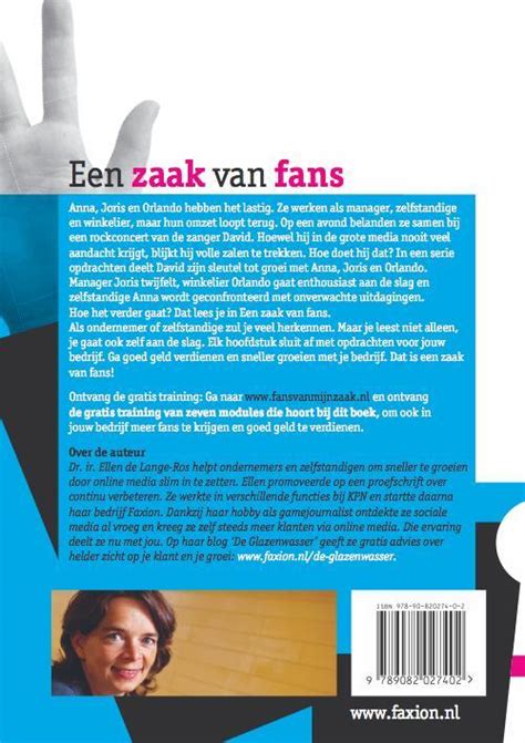 Een Zaak Van Fans Ellen De Lange Ros Boek Bruna