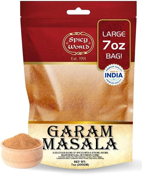 Amazon Spicy World Garam Masala Powder 7 Ounce 15 Premium Spice