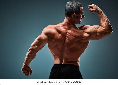 Back View Torso Attractive Male Body Foto Stok 504775009 Shutterstock