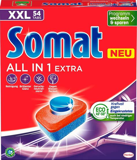 Somat All In Extra Sp Lmaschinen Tabs Tabs Geschirrsp L Tabs