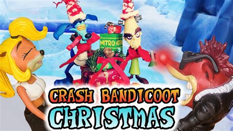 A Crash Bandicoot Christmas Stop Motion Animation Youtube