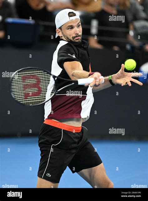 Brisbane Australia Th Jan Grigor Dimitrov Of Belarus In