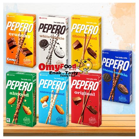 32g39g50g Lotte Pepero Biscuit Stick Crunchywhite Cookiechoco