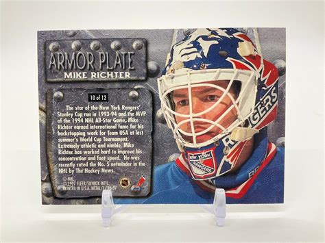 New York Rangers Mike Richter 1994 Full Size Helmet Mask Signed