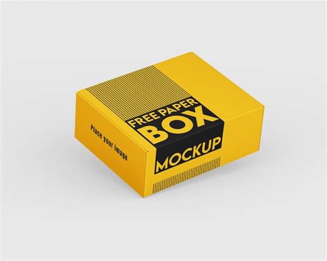 Premium Psd Box Packaging Mockup Psd